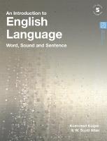 Introduction to English Language: Word, Sound and Sentence 5th edition