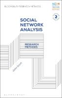 Social Network Analysis: Research Methods