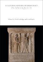 Cultural History of Democracy in Antiquity