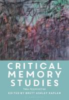Critical Memory Studies: New Approaches