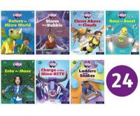 Project X CODE: White and Lime Book Bands, Oxford Levels 10 and 11: Sky  Bubble and Maze Craze, Class Pack of 24 1