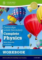 Cambridge Lower Secondary Complete Physics: Workbook (Second Edition) 2nd Revised edition