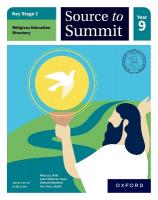 Key Stage 3 Religious Education Directory: Source to Summit Year 9 Student  Book