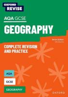 Oxford Revise: AQA GCSE Geography Complete Revision and Practice 1
