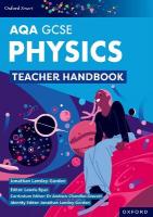 Oxford Smart AQA GCSE Sciences: Physics Teacher Handbook 4th Revised edition