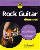 Rock Guitar For Dummies 2nd edition
