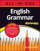 English Grammar All-in-One For Dummies (plus Chapter Quizzes Online)