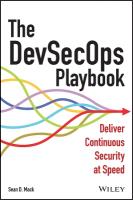 DevSecOps Playbook: Deliver Continuous Security at Speed