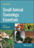 Small Animal Toxicology Essentials 2nd edition