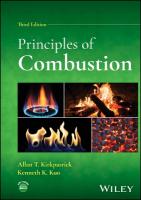 Principles of Combustion 3rd edition