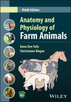 Anatomy and Physiology of Farm Animals 9th edition