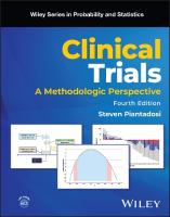 Clinical Trials: A Methodologic Perspective 4th edition