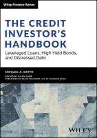 Credit Investor's Handbook: Leveraged Loans, High Yield Bonds, and Distressed Debt