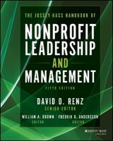 Jossey-Bass Handbook of Nonprofit Leadership and Management 5th edition