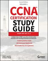 CCNA Certification Study Guide Volume 1: Exam 200-301 v1.1 2nd edition