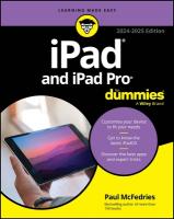 iPad and iPad Pro For Dummies 2024-2025 Edition