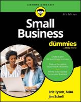 Small Business For Dummies 6th edition