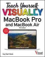Teach Yourself VISUALLY MacBook Pro and MacBook Air 7th edition