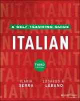 Italian: A Self-Teaching Guide 3rd edition