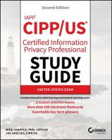 IAPP CIPP / US Certified Information Privacy Professional Study Guide 2nd edition