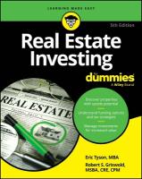 Real Estate Investing For Dummies 5th edition