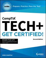CompTIA Techplus CertMike: Prepare. Practice. Pass the Test! Get Certified!: Exam FC0-U71 2nd edition
