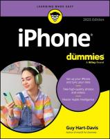 iPhone For Dummies, 2025 Edition 16th edition
