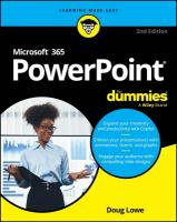 Microsoft 365 PowerPoint For Dummies 2nd edition