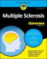 Multiple Sclerosis For Dummies 3rd edition
