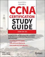 CCNA Certification Study Guide Volume 2: Exam 200-301 v1.1 2nd edition