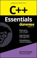 Cplusplus Essentials For Dummies