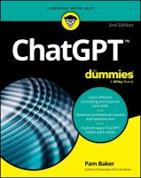 ChatGPT For Dummies 2nd edition