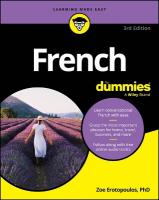 French For Dummies 3rd edition
