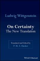 On Certainty: The New Translation