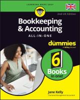Bookkeeping & Accounting All-in-One For Dummies, UK Edition 2nd edition