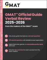 GMAT Official Guide Verbal Review 2025-2026: Book plus Online Question Bank