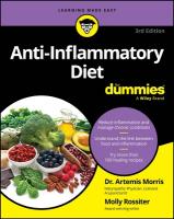 Anti-Inflammatory Diet For Dummies 3rd edition