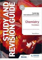 Cambridge International AS/A Level Chemistry Study and Revision Guide Third  Edition