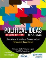 Political ideas for A Level: Liberalism, Socialism, Conservatism, Feminism,  Anarchism 2nd Edition
