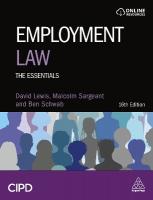 Employment Law: The Essentials 16th Revised edition