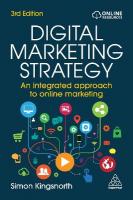 Digital Marketing Strategy: An Integrated Approach to Online Marketing 3rd Revised edition