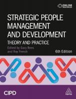 Strategic People Management and Development: Theory and Practice 6th Revised edition