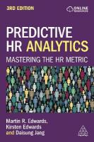 Predictive HR Analytics: Mastering the HR Metric 3rd Revised edition