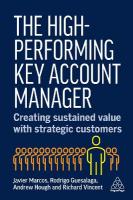 High-Performing Key Account Manager: Creating Sustained Value with Strategic Customers