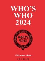Who's Who 2024 176th edition