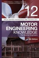 Reeds Vol 12: Motor Engineering Knowledge for Marine Engineers 6th edition