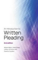 Introduction to Written Pleading: 2nd edition