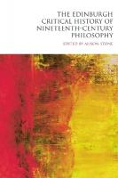 Edinburgh Critical History of Nineteenth-Century Philosophy