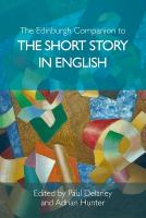 Edinburgh Companion to the Short Story in English