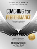 Coaching for Performance, 6th edition: The Principles and Practice of Coaching and Leadership: Fully Revised  Edition for 2024